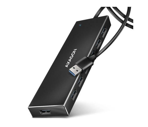 Axagon HMC-WL9 USB-C 10Gbps Wireless Charging 9in1 hub - 1485465 - zdjęcie